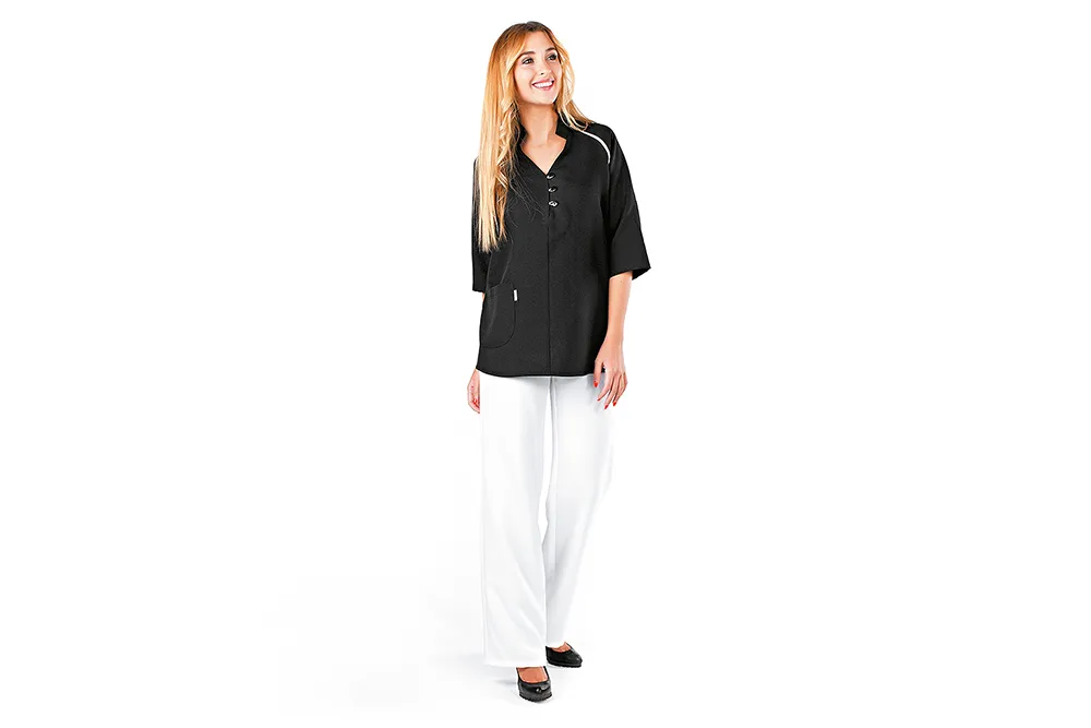 Túnica de salón Rickiparodi Caterina Negra Talla L