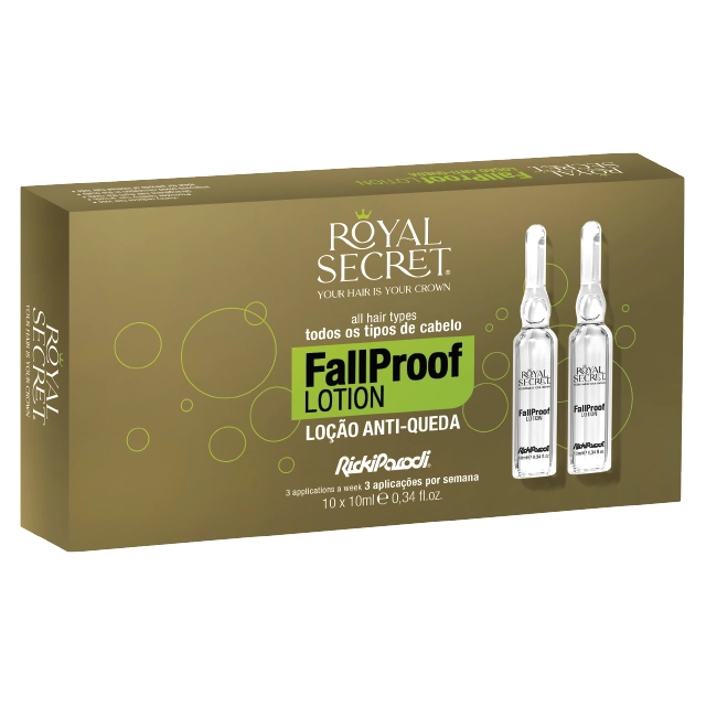 Ampollas Rickiparodi Royal Secret Anticaída 10x10 ml