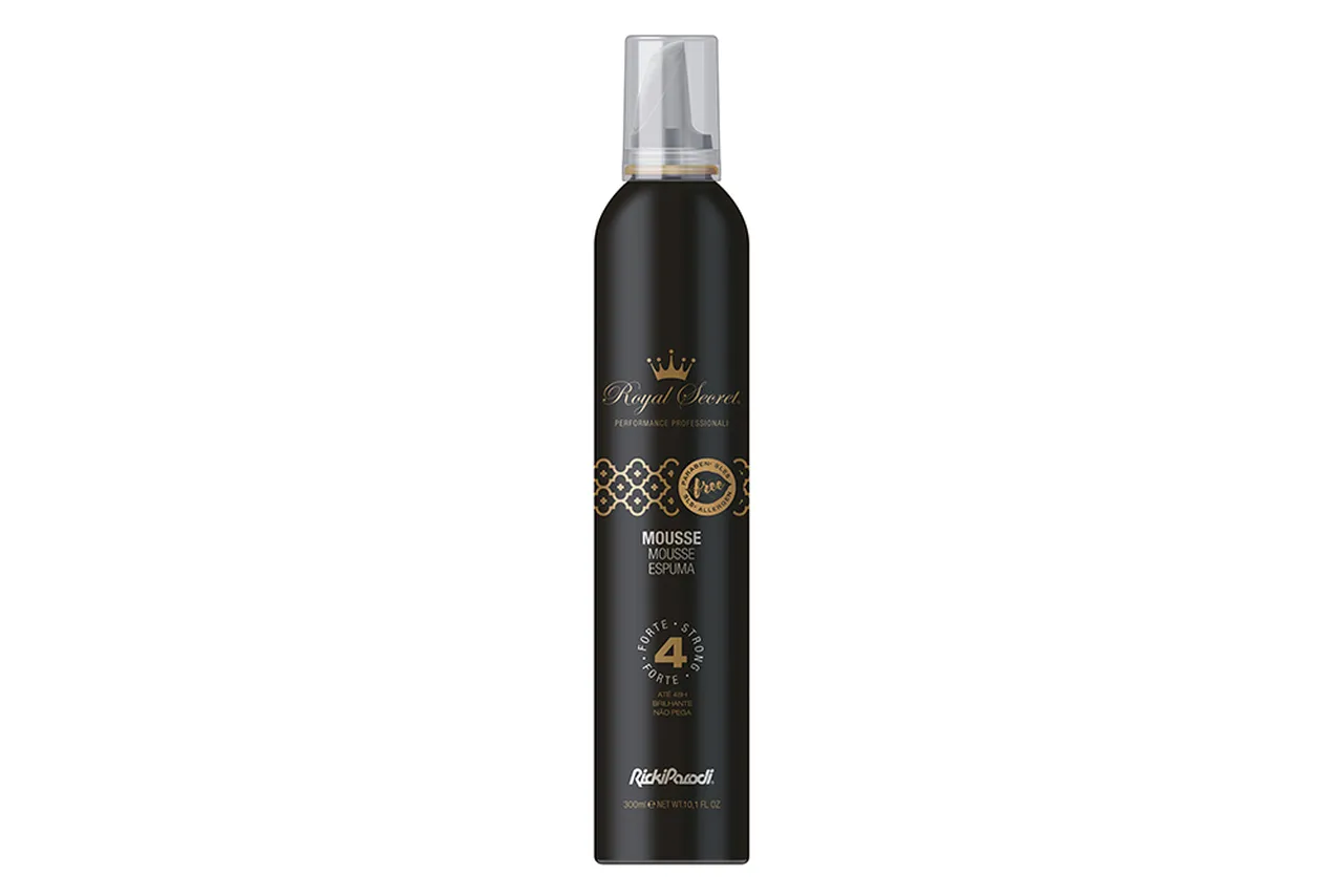 Espuma capilar Rickiparodi Royal Secret Fijación fuerte 300 ml