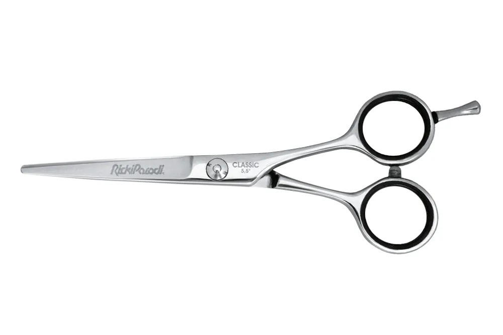 Tijeras de corte de pelo Rickiparodi Classic Acero inoxidable 5.5"