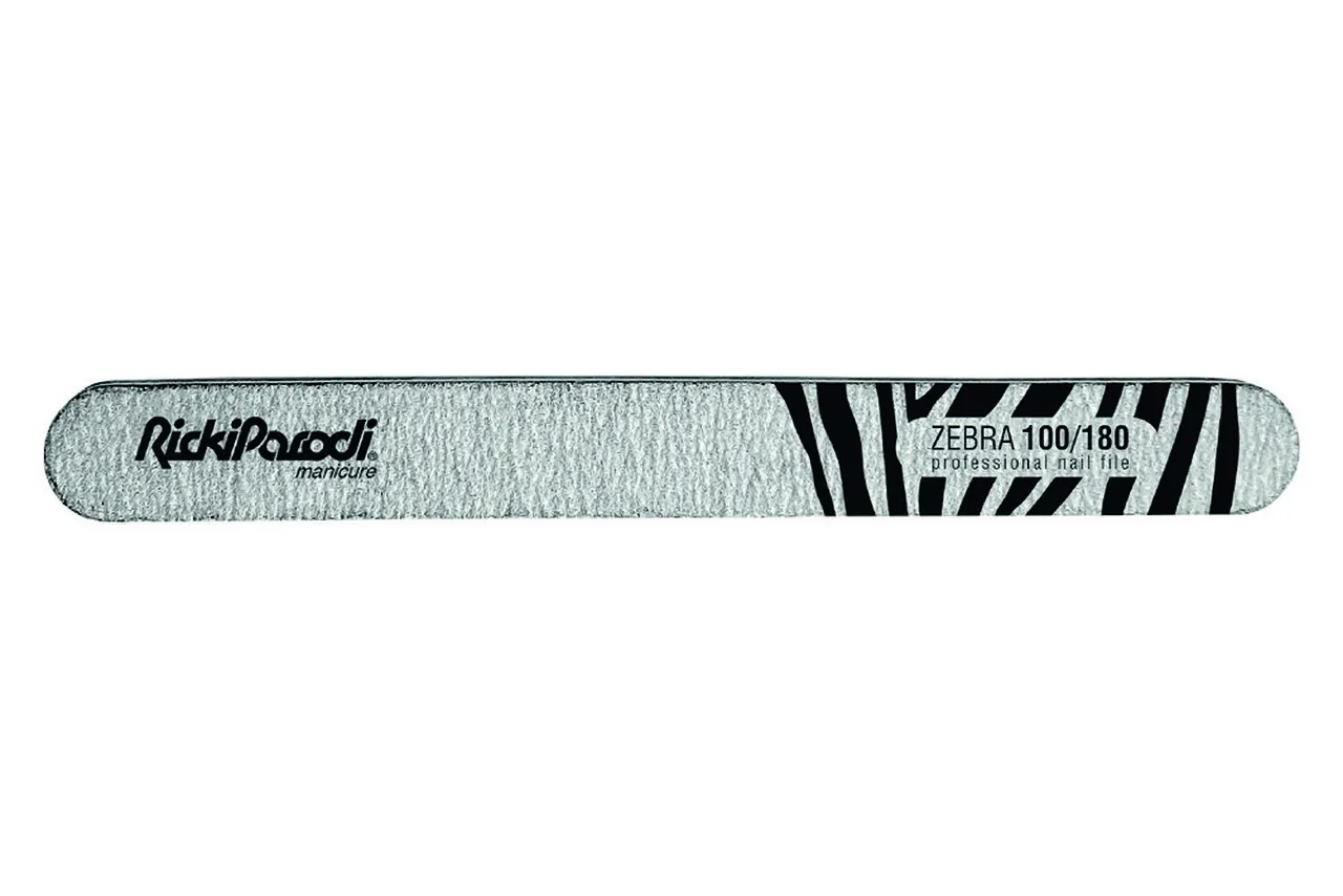 Lima de uñas RickiParodi Colección Zebra Acolchada 100/180 10 unidades