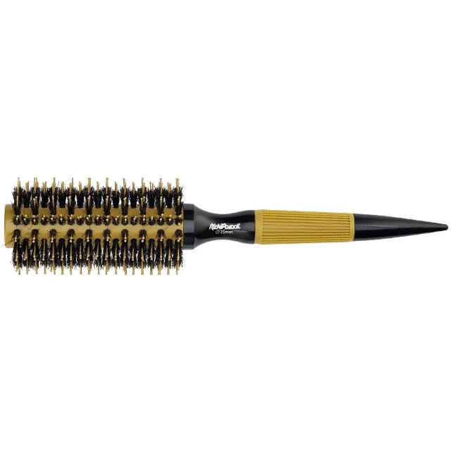 Cepillo térmico cerámico dorado 25 mm