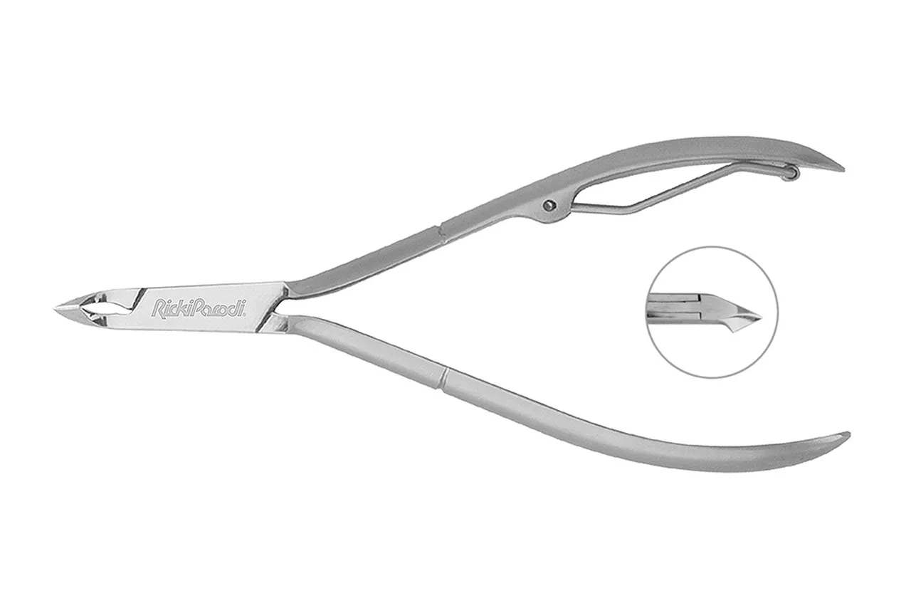 Alicates corta cutículas Rickiparodi Acero inoxidable 11.5 cm - 6 mm