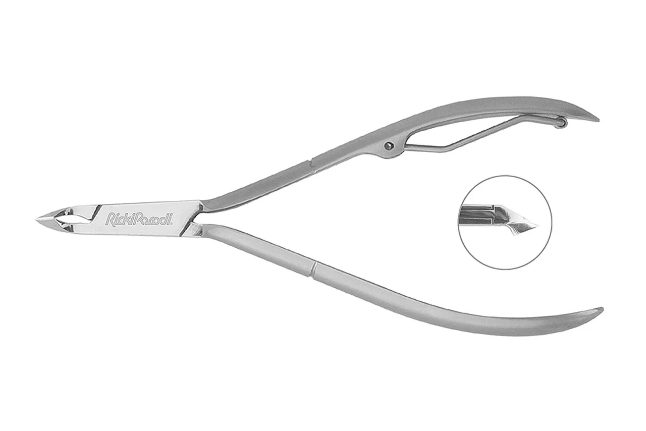 Alicates corta cutículas Rickiparodi Acero inoxidable 11.5 cm - 8 mm