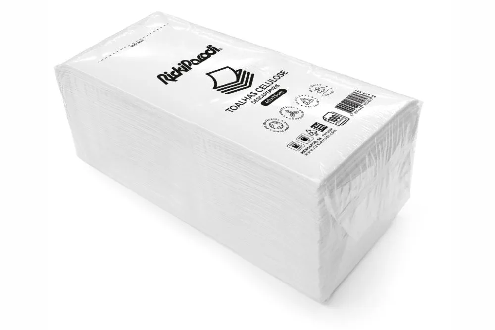 Toalla desechable biodegradable 45x75 cm - 100 unidades