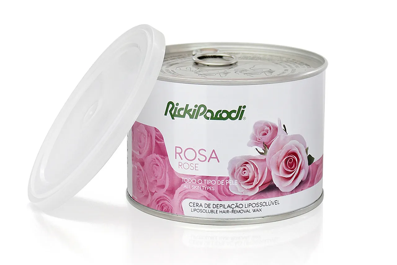 Cera depilatoria liposoluble RickiParodi Titanio Rosa 400 gr