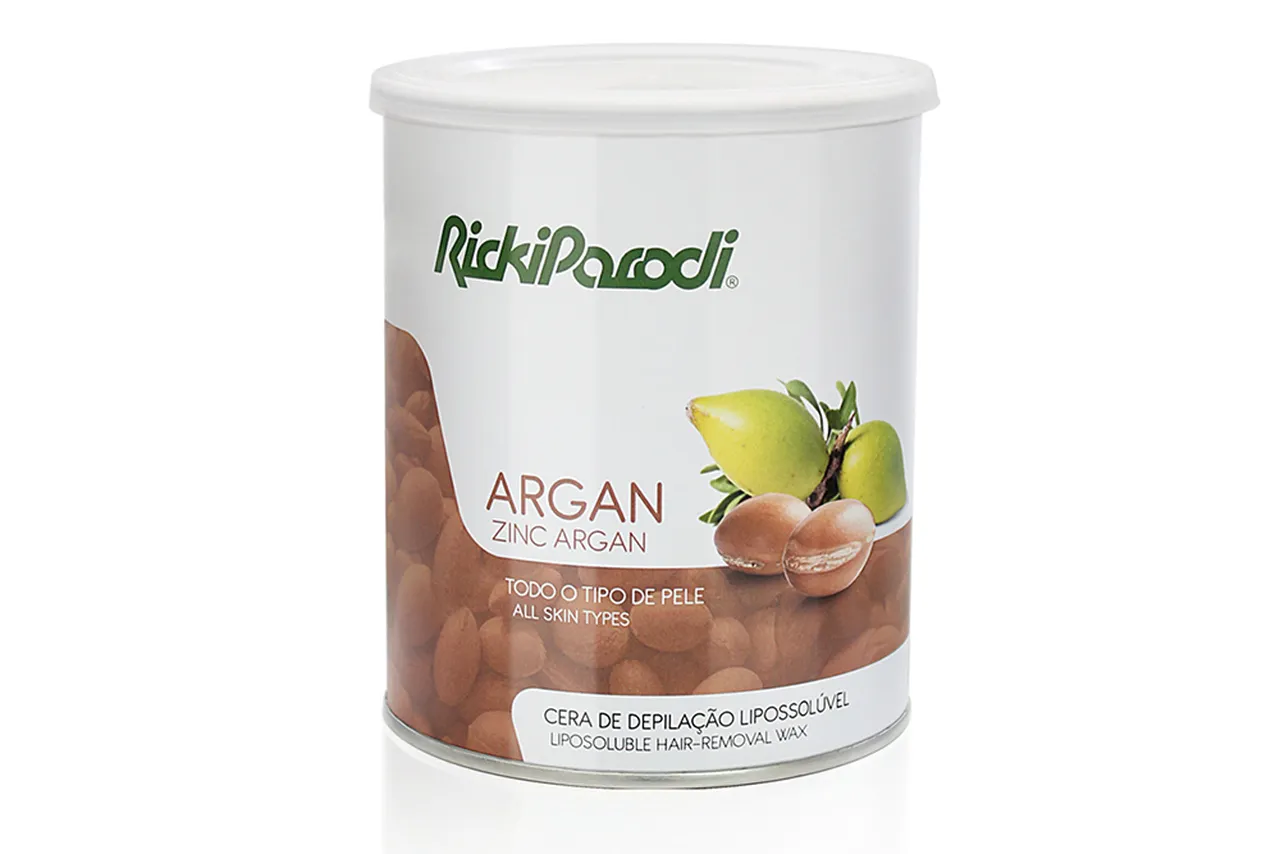 Cera depilatoria liposoluble RickiParodi Óxido de Zinc & Argán 800 gr