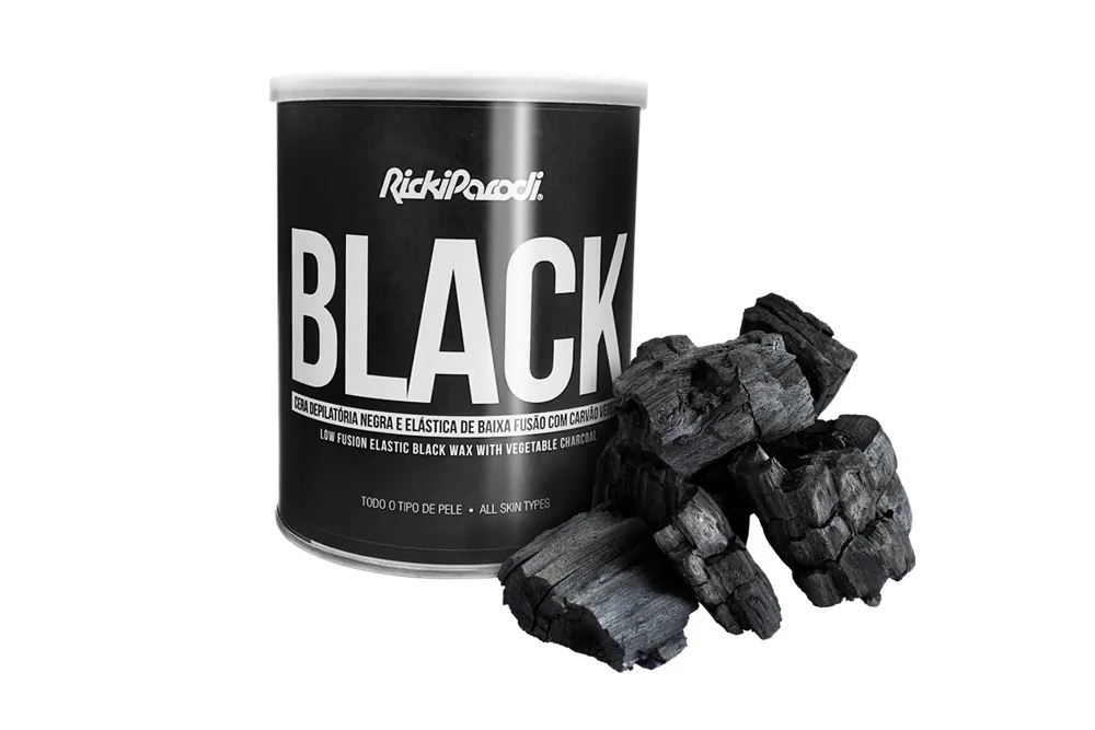 Cera depilatoria elástica RickiParodi Negra 800 gr