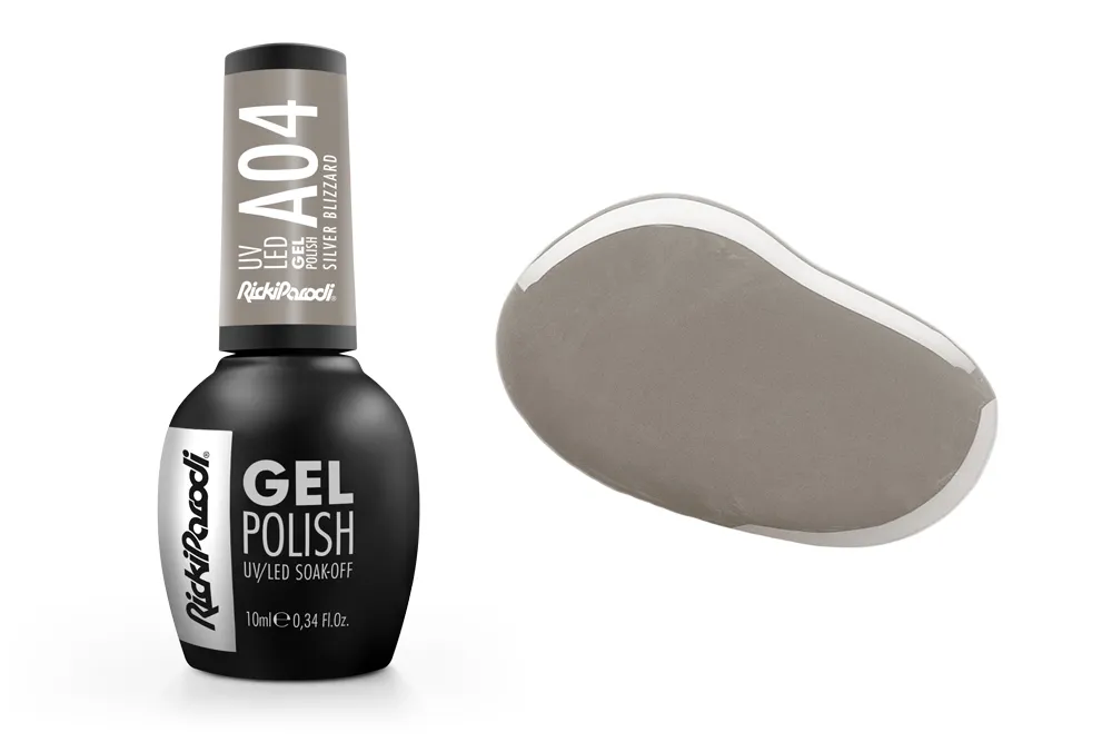 Esmalte en gel UV RickiParodi Tormenta de Plata A04 10.5 ml