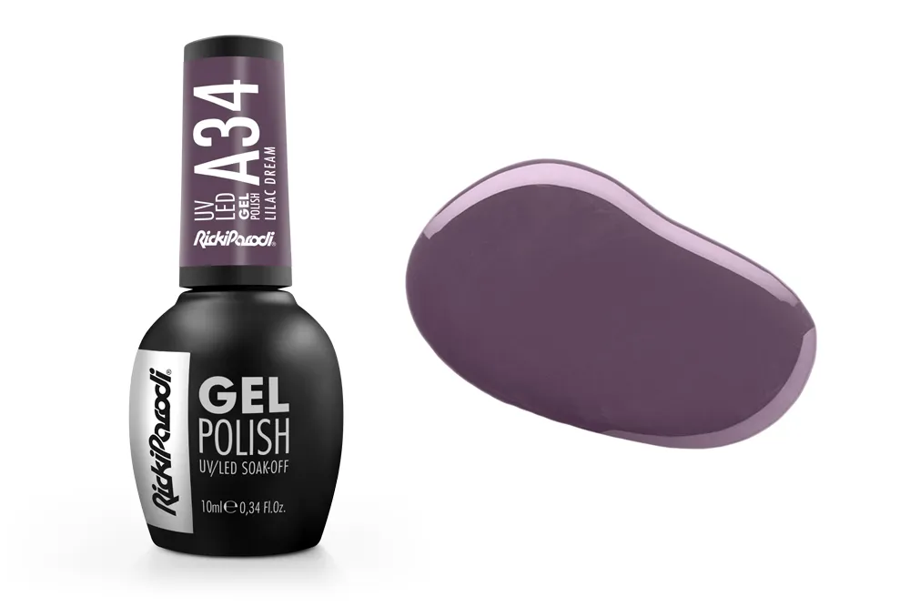 Esmalte en gel UV RickiParodi Sueño Lila A34 10.5 ml