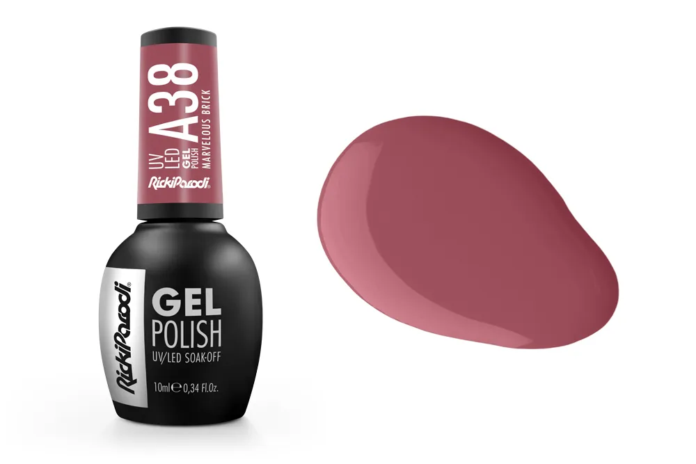 Esmalte en gel UV RickiParodi Marvelous Brick A38 10.5 ml
