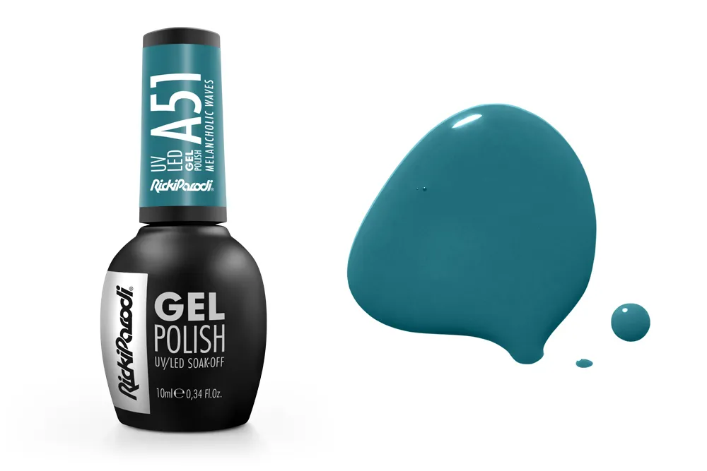 Esmalte en gel UV RickiParodi Olas Melancólicas A51 10 ml