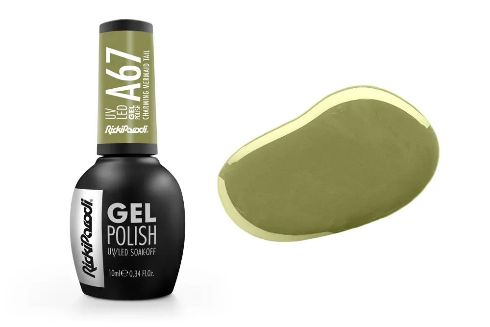 Esmalte en gel UV RickiParodi Encantadora Cola de Sirena A67 10 ml