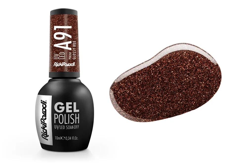 Esmalte en gel UV RickiParodi Caja Brillante A91 10 ml