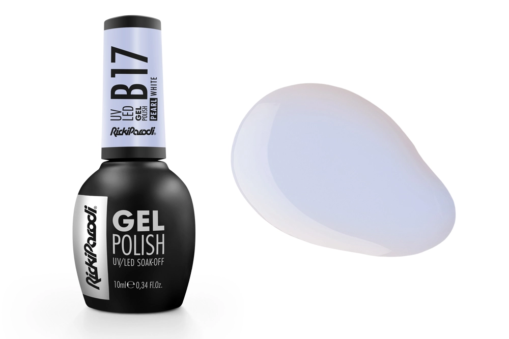 Esmalte en gel UV RickiParodi Blanco Perla B17 10.5 ml